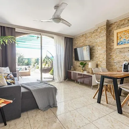Beachfront Private In Pueblo Torviscas Sunset Harbour 아데제